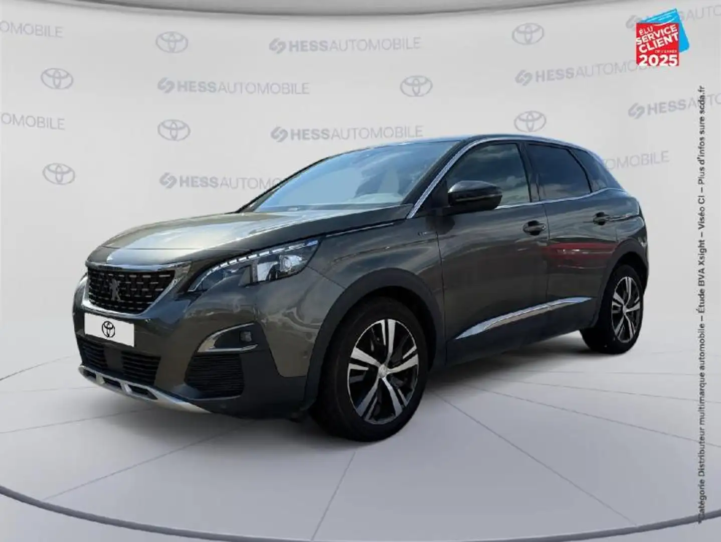 Peugeot 3008 1.2 PureTech 130ch GT Line S/S Camera GPS Gris - 1