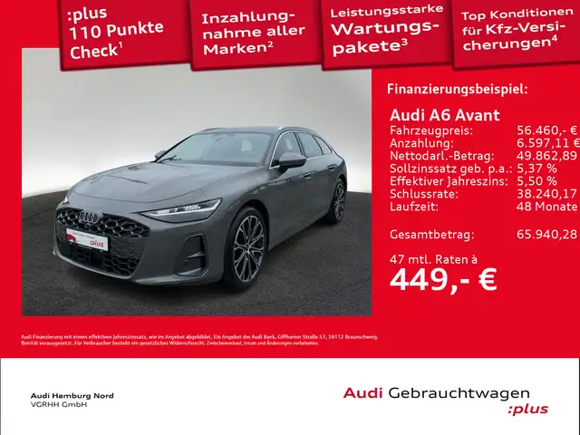Audi A6 2.0 TDI quattro S tronic Navi TechPlus