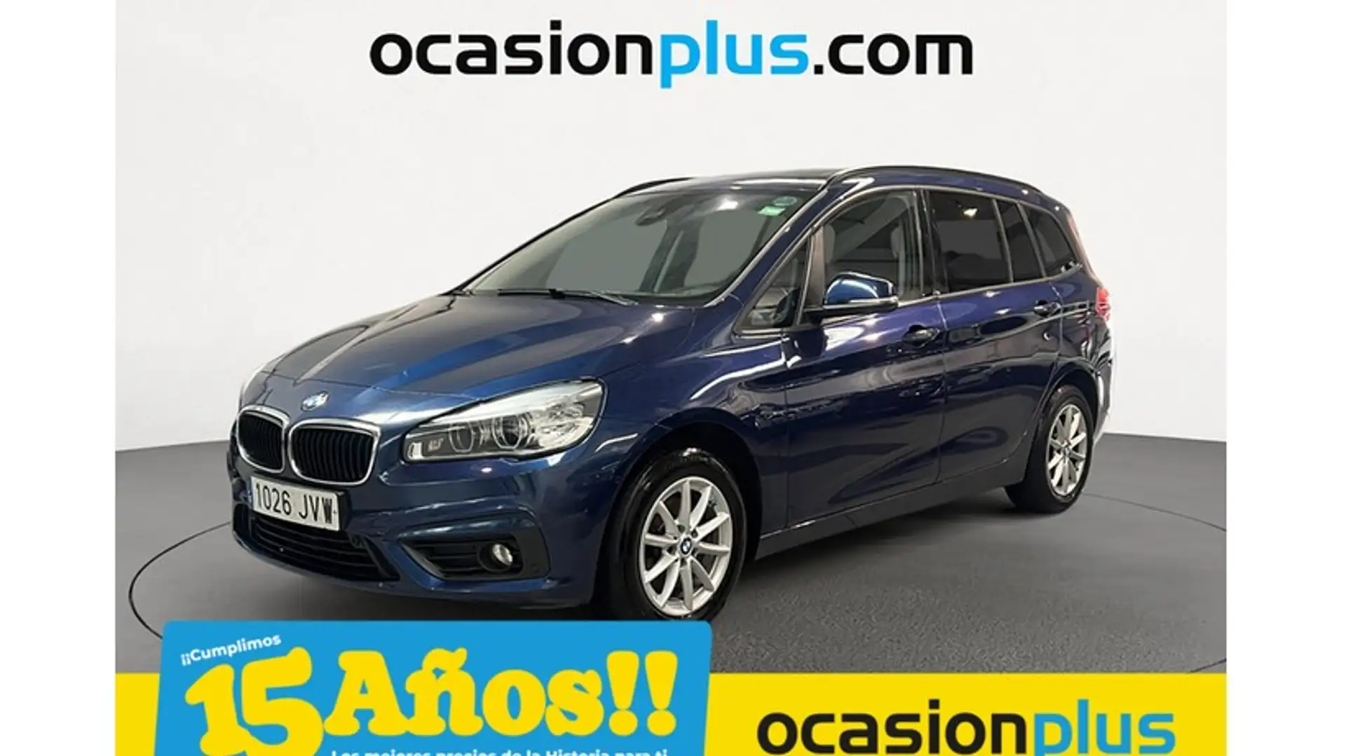 BMW 218 218d Gran Tourer Bleu - 1