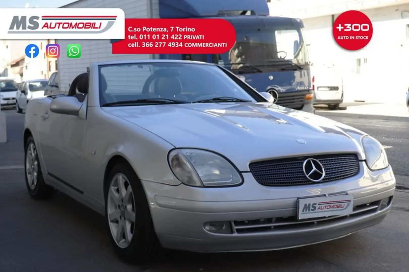 Mercedes-Benz SLK 200 SLK 200 cat GPL 2031 Kompressor Unicoproprietario Argento - 1