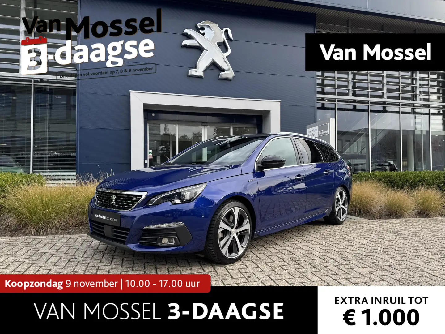 Peugeot 308 SW 1.6 e-THP GT 205 l Unieke Auto l Eerste Eigenaa Blauw - 1