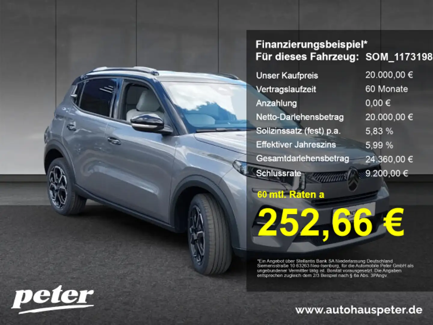 Citroen C3 C3 MAX 100 +Navi+Kamera+LED+DAB+Alufelgen+ Gris - 1