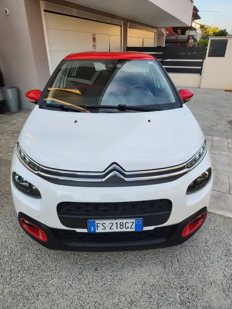 Citroen C3 C3 III 2017 1.2 puretech Feel s Bianco - 1