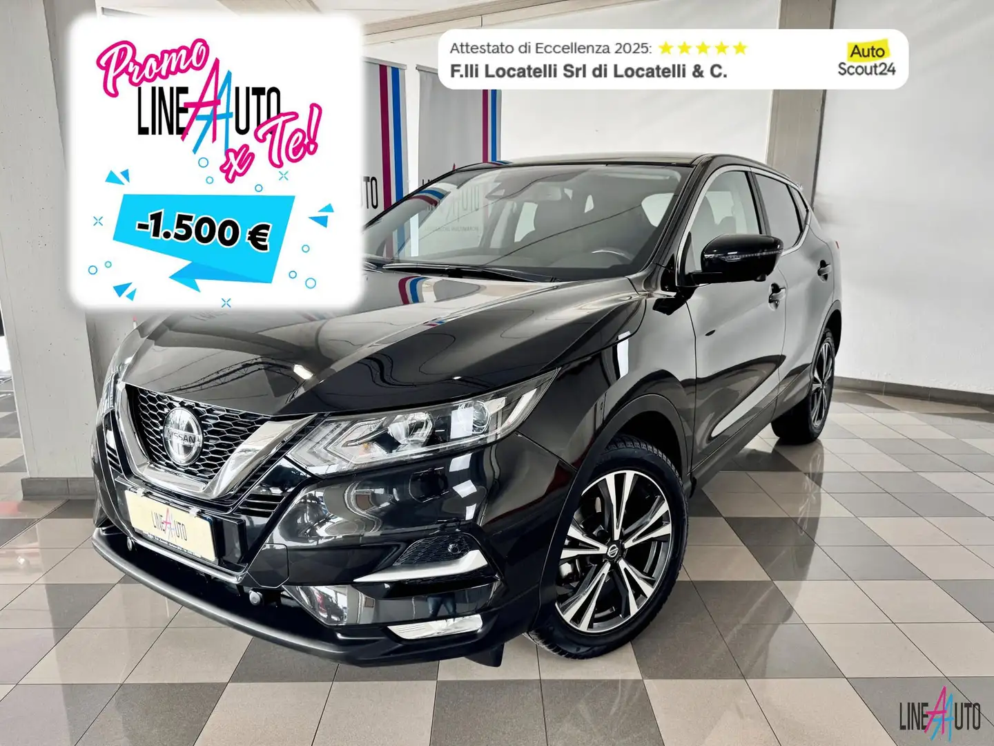 Nissan Qashqai Qashqai 1.2 DIG-T N-Connecta Xtronic Noir - 1