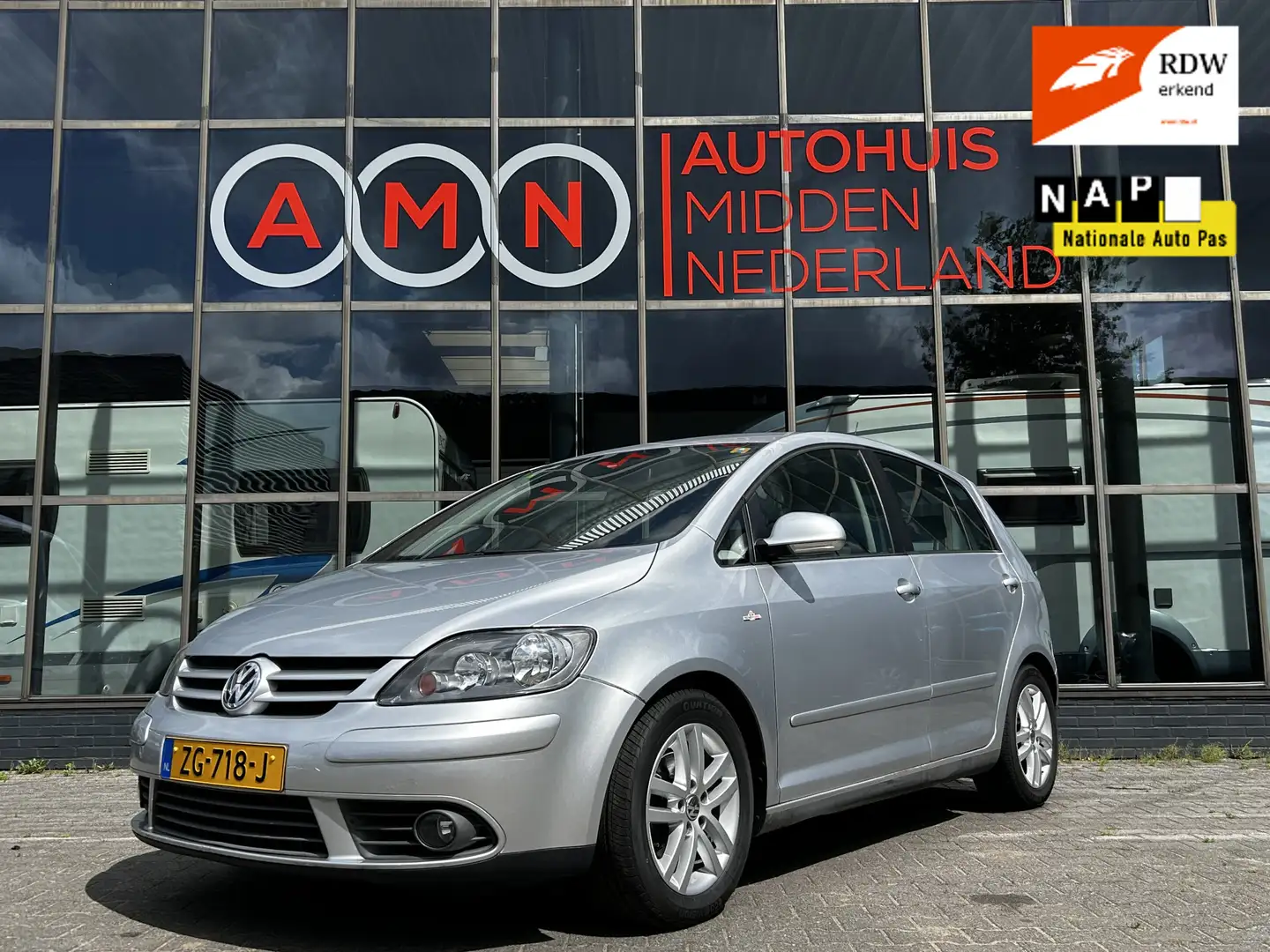 Volkswagen Golf Plus 2.0 TDI Elekpakket,Airco,Trekhaak Grijs - 1