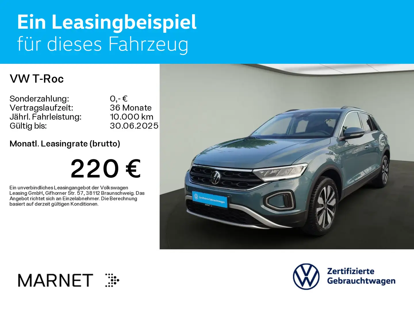Volkswagen T-Roc Volkswagen T-Roc Life MOVE 1.0 NAVI*AHK*LED*ASG Azul - 2