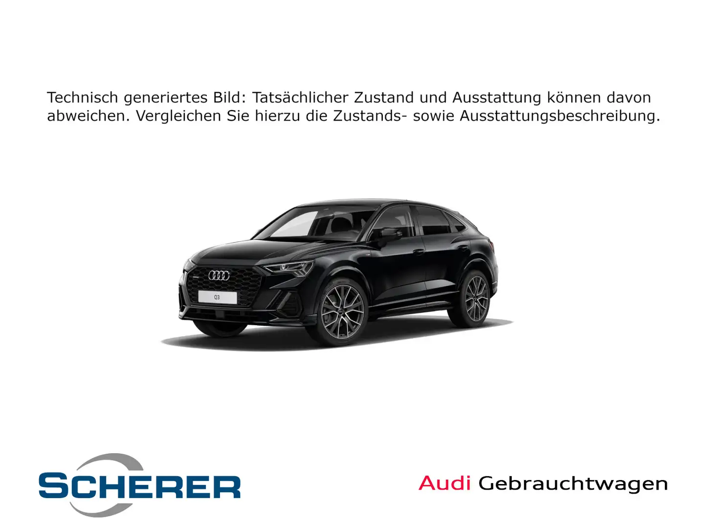 Audi Q3 S line 40 TFSI quattro 140(190) kW( Schwarz - 1