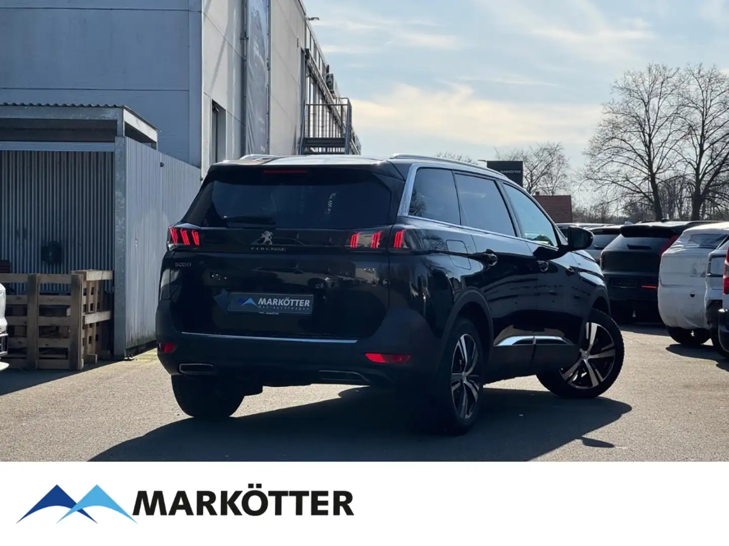 Peugeot 5008 GT PureTech 130 EU6d 7-Sitzer AHK/CAM/BLIS Schwarz - 2