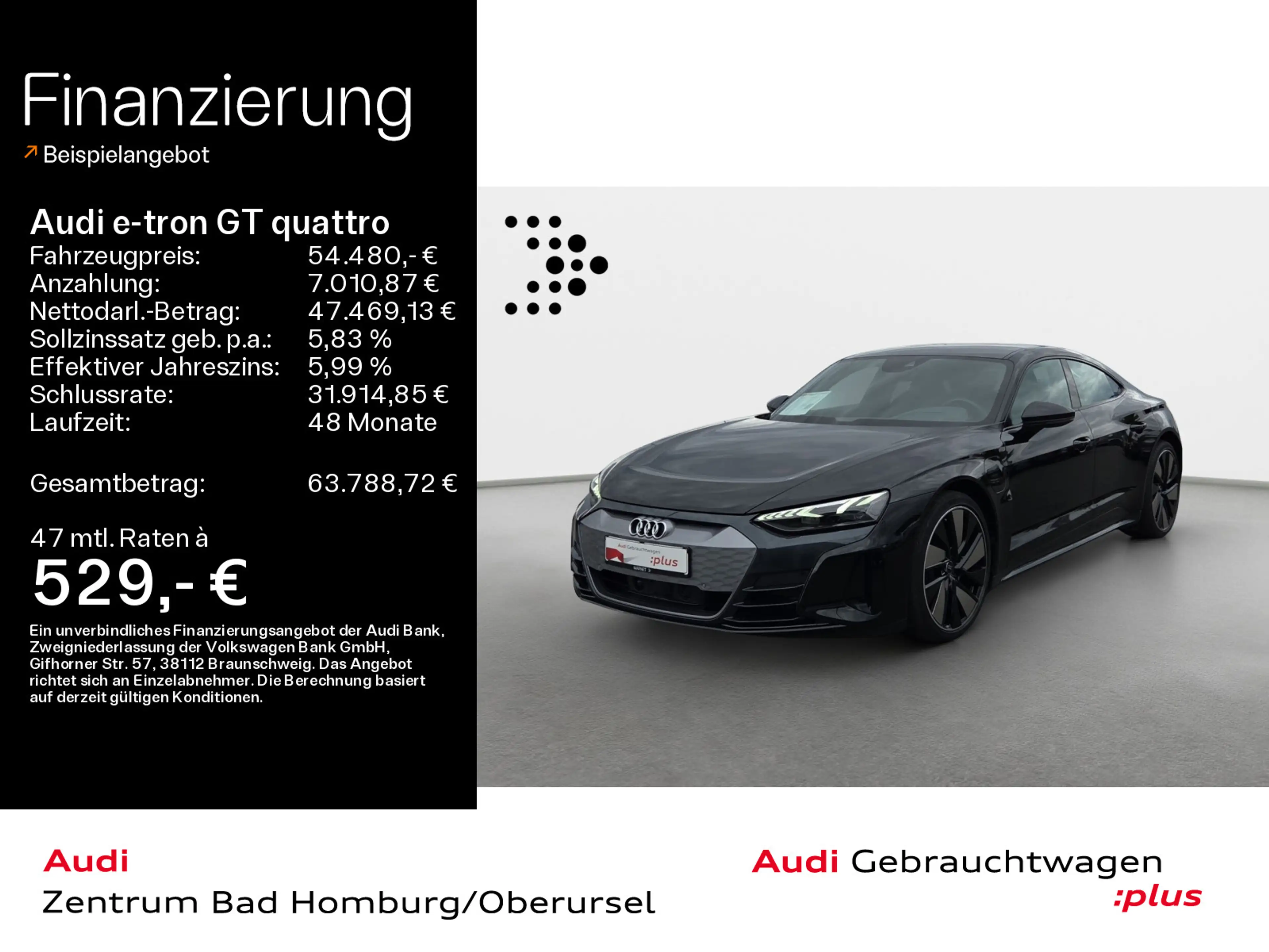 Audi e-tron GT *Navi*LED*Alu*B&O*Pano*Kamera