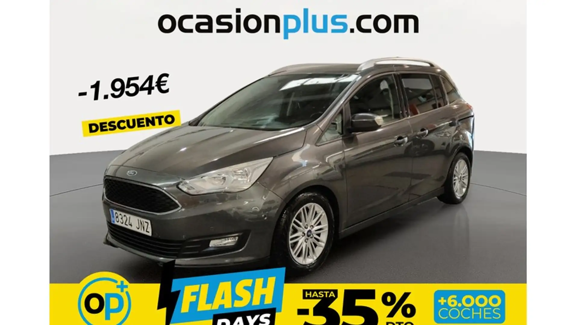 Ford Grand C-Max 1.0 EcoB. Auto-S&S Titanium 125 Gris - 1