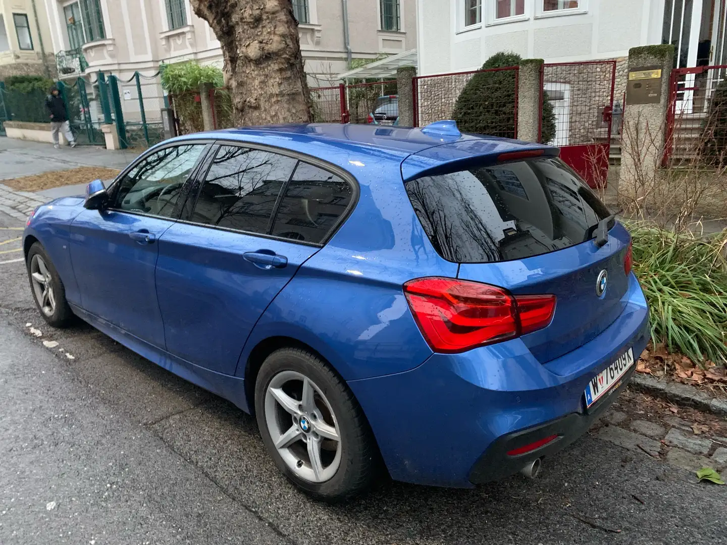 BMW 116 116i M Sport Leder Navi Tempomat Blau - 2