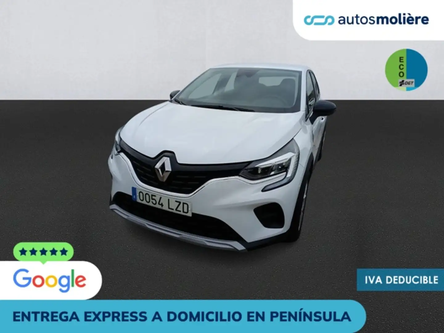 Renault Captur TCe Intens 74kW GLP Blanco - 1