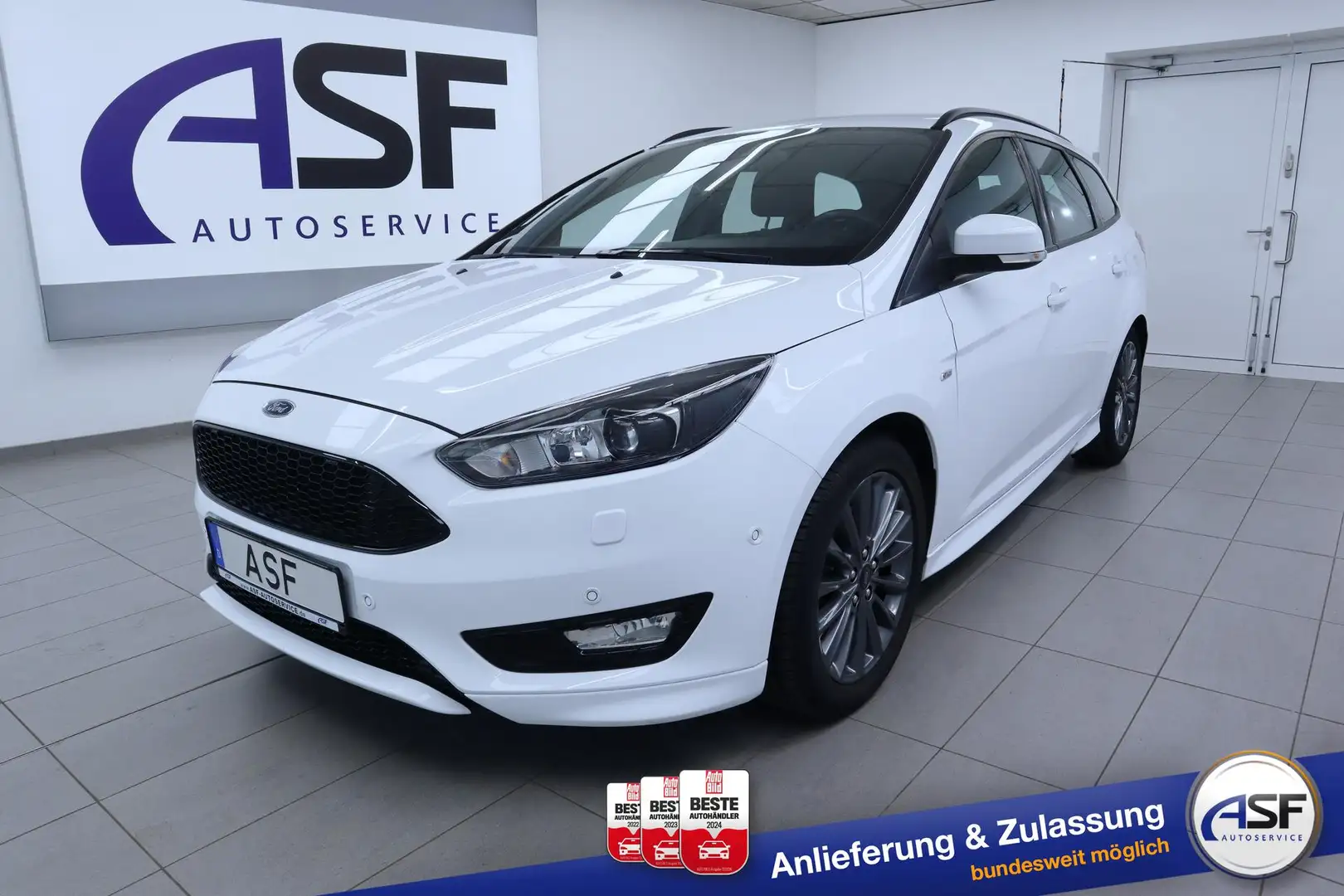 Ford Focus Turnier ST-Line #Bi-Xenon #CD #Winter-P. #Park-... Alb - 1