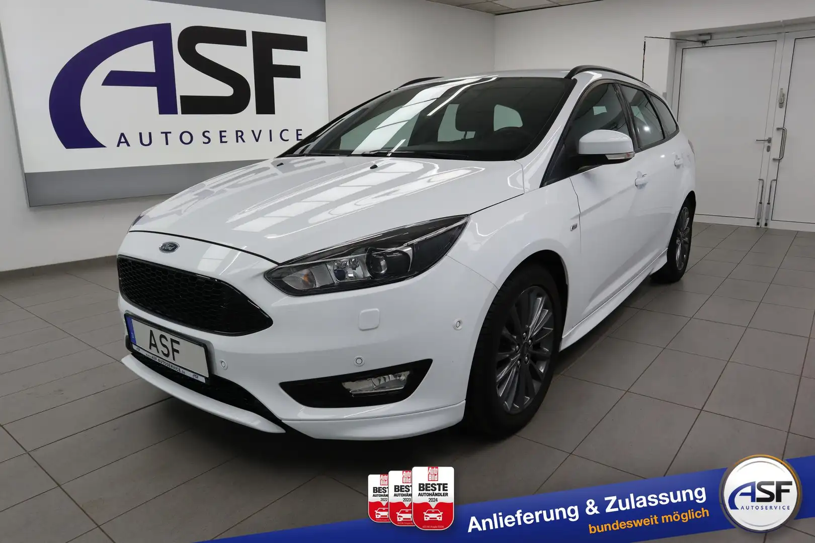 Ford Focus Turnier ST-Line #Bi-Xenon #CD #Winter-P. #Park-... Blanc - 1