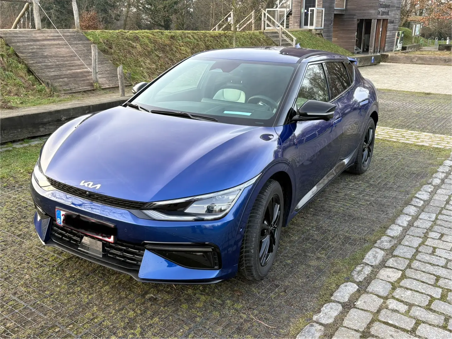 Kia EV6 EV6 77,4-kWh GT-line Bleu - 1