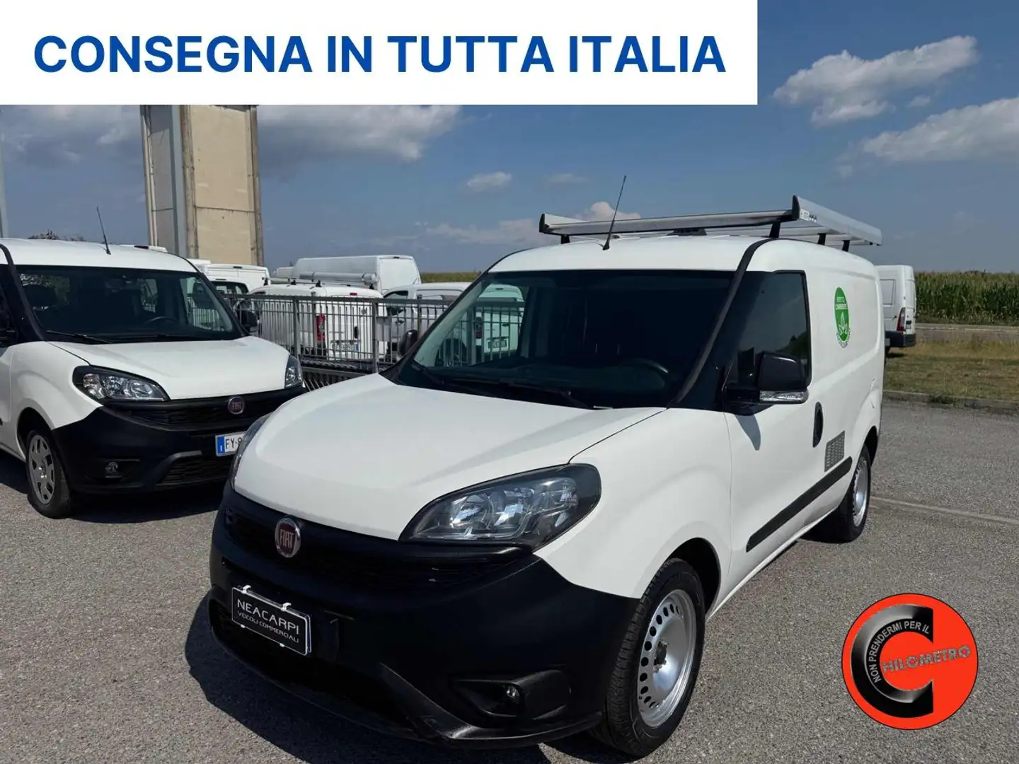 Fiat Doblo 1.4 N.P(ALLESTITO EX RETE GAS-PC-TN)CRUISE-SENSORI Weiß - 1
