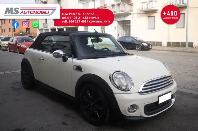 MINI One Cabrio Mini Cooper Mini Cabrio 1.6 One 98cv FL 72KW ANNO 2011