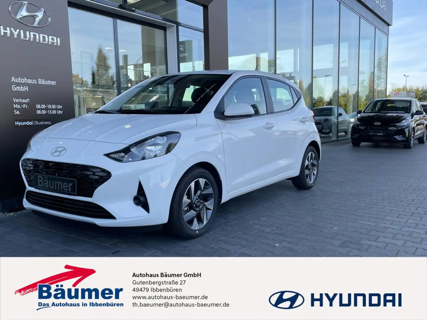 Hyundai i10 ** Trend ** DIREKT VERFÜGBAR ** Navi ** Kamera ** Weiß - 1