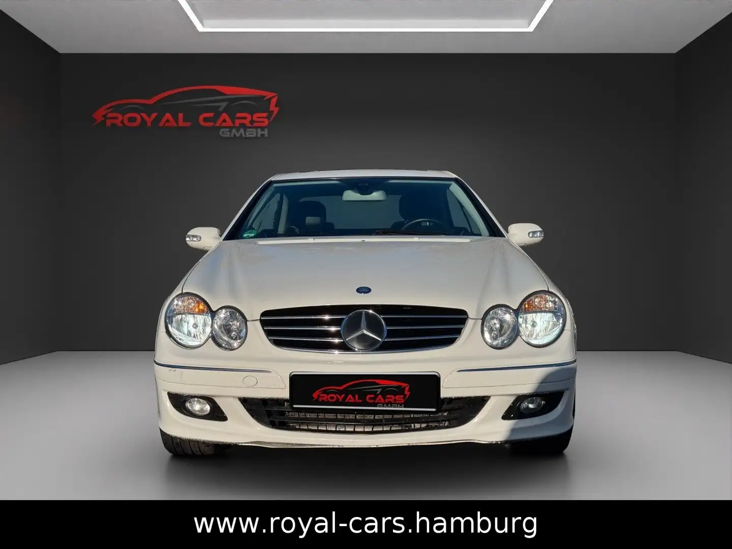 Mercedes-Benz CLK 350 Coupe NAVI*MEMORY*SHZ*LEDER*EGSD*TEMPOMA Blanc - 2