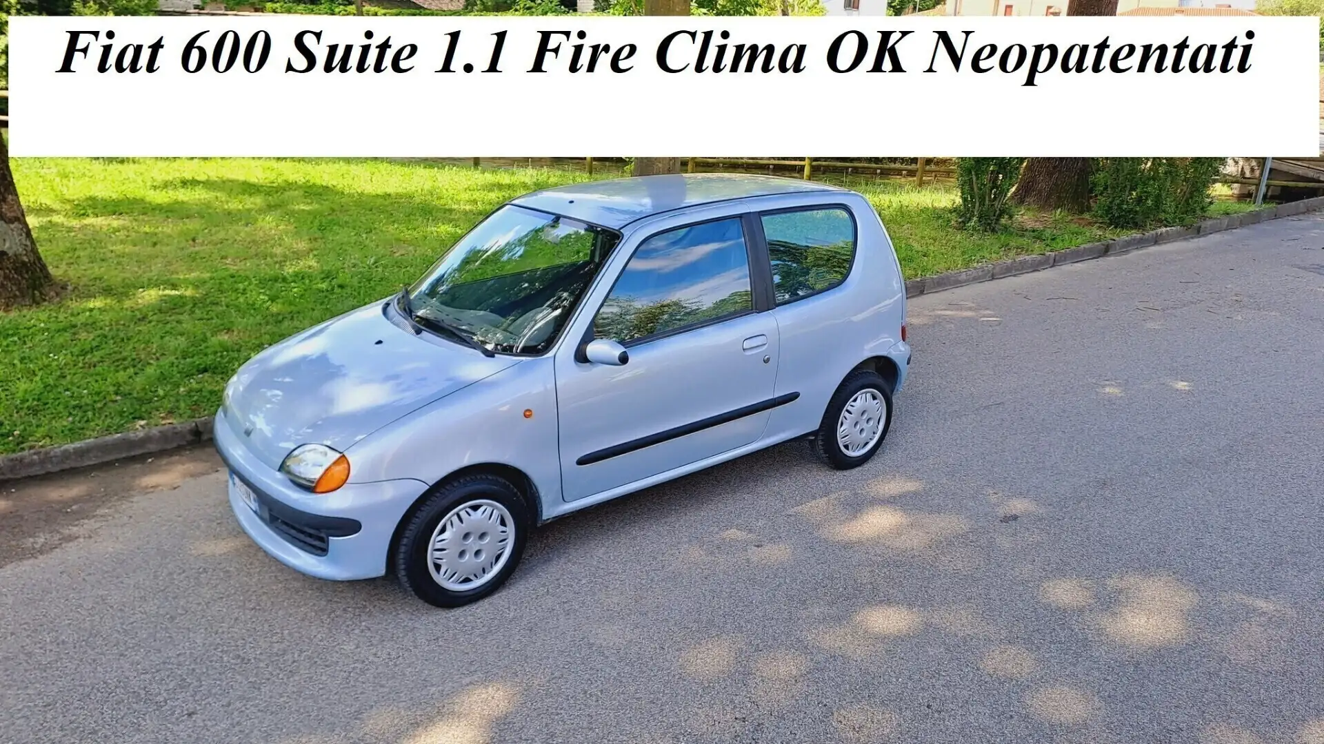 Fiat Seicento 1.1i cat Suite Bleu - 1