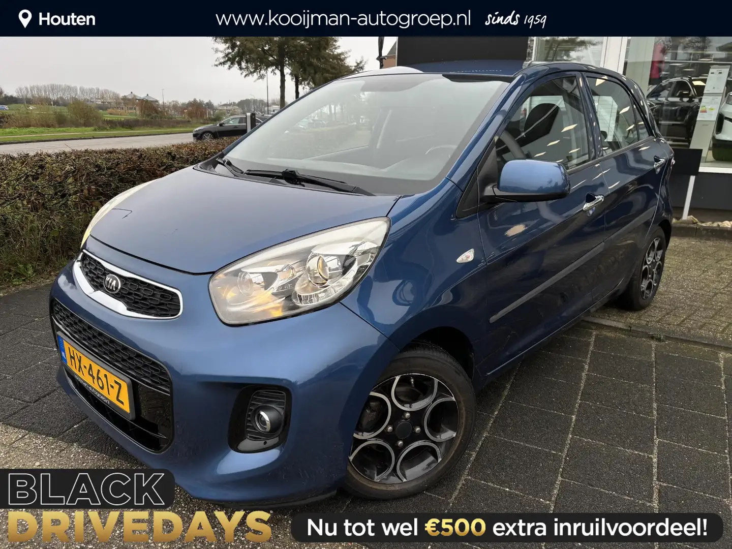 Kia Picanto 1.2 CVVT DynamicLine Speciale Uitvoering, Eerste E Bleu - 1