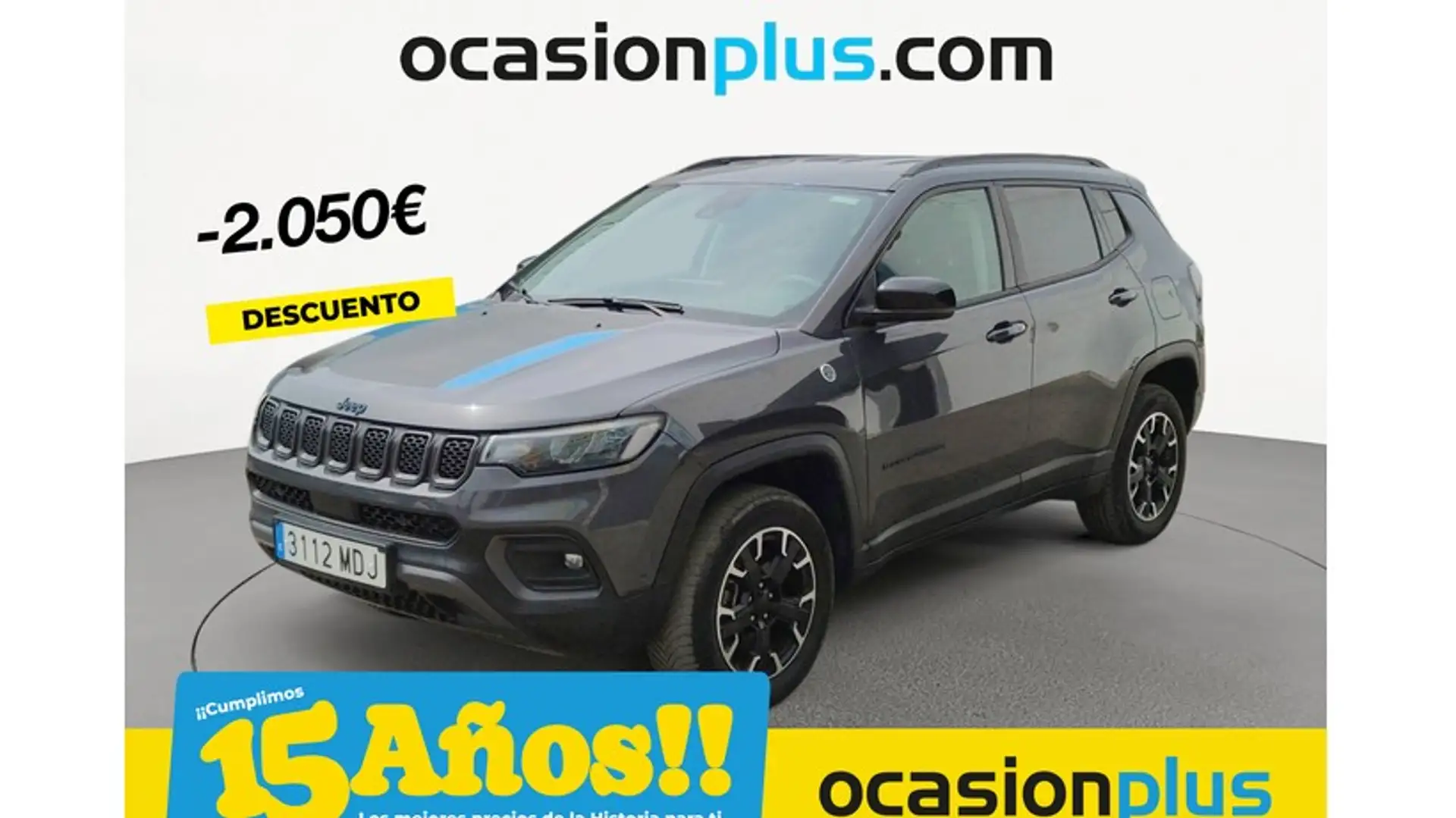 Jeep Compass 1.3 PHEV Trailhawk EAWD Aut. 240 Blanc - 1