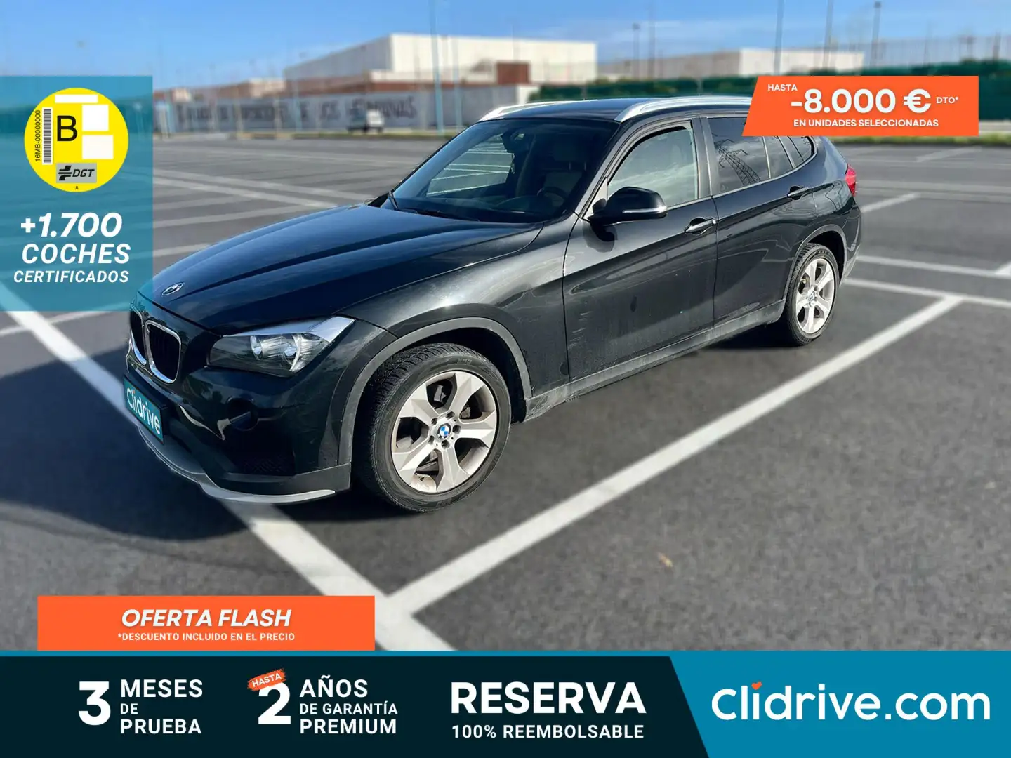 BMW X1 xDrive 18d Negro - 1
