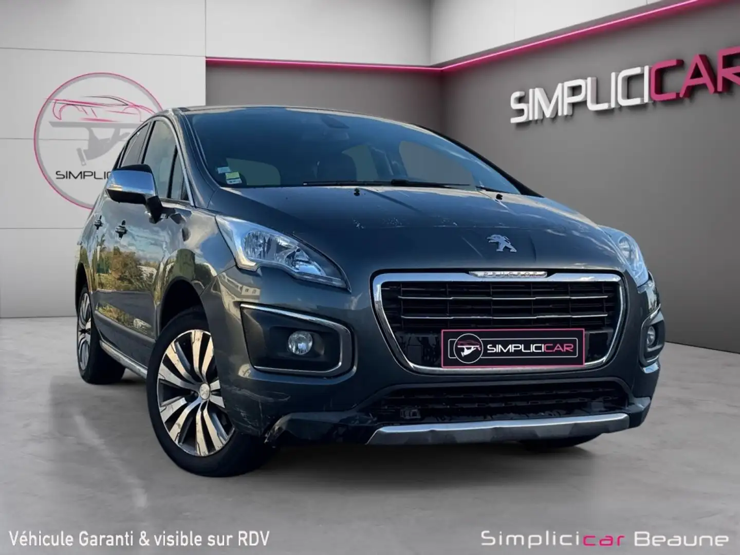 Peugeot 3008 1.6 BlueHDi 120ch SS BVM6 Style 1er main Garantie 12 mois Gris - 1