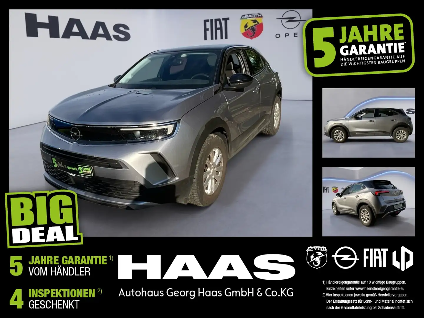 Opel Mokka 1.2 Turbo Edition Kamera, PDC Allwetter Gris - 1