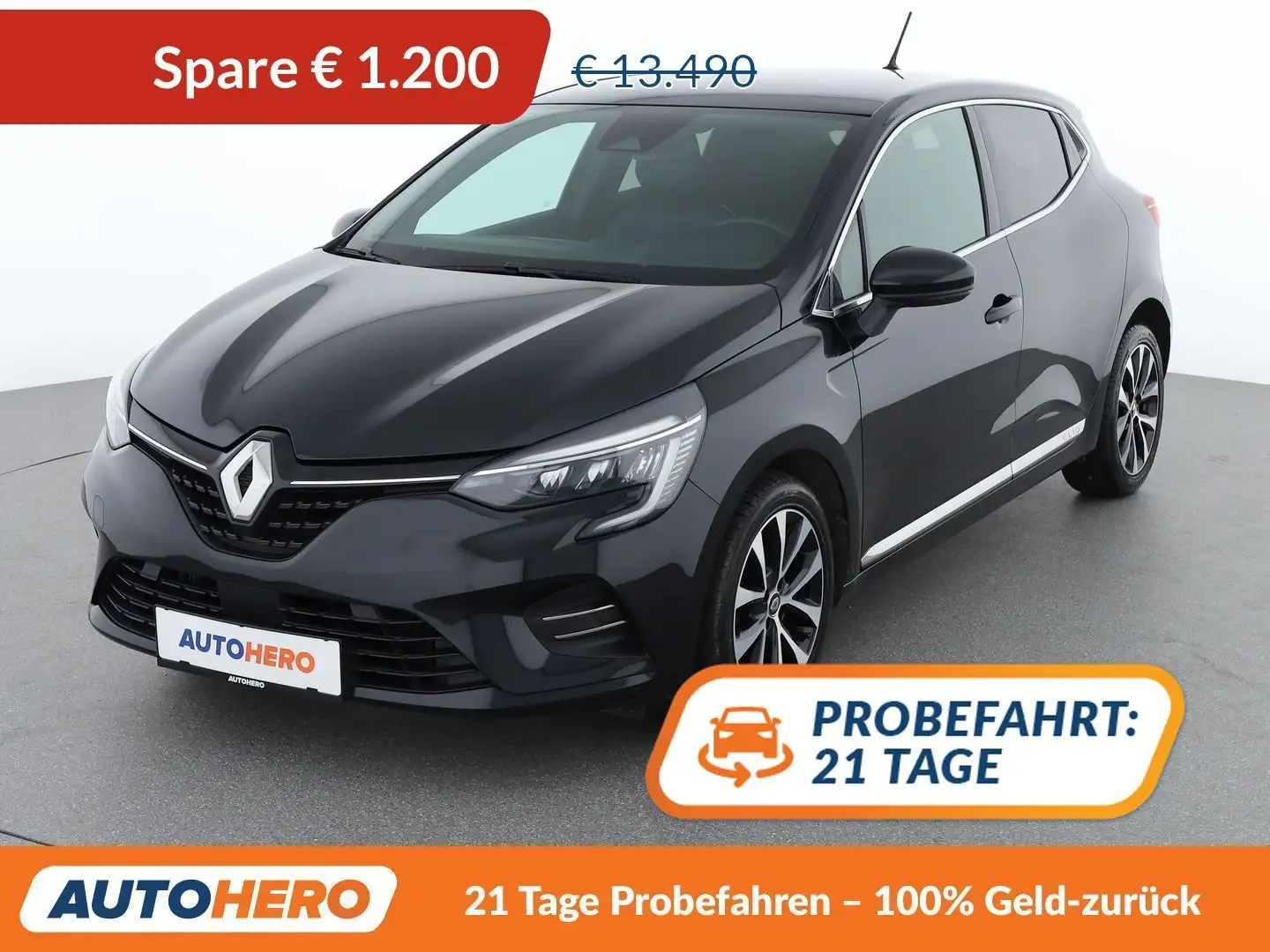 Renault Clio 1.0 TCe Intens Schwarz - 1