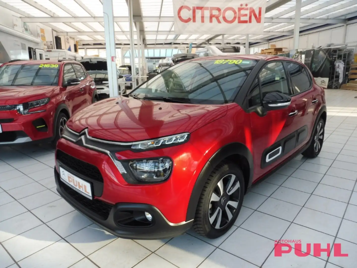 Citroen C3 Max 1.2 110, Navi,Kamera, Spurhalteass. Verkehrsze Rot - 1