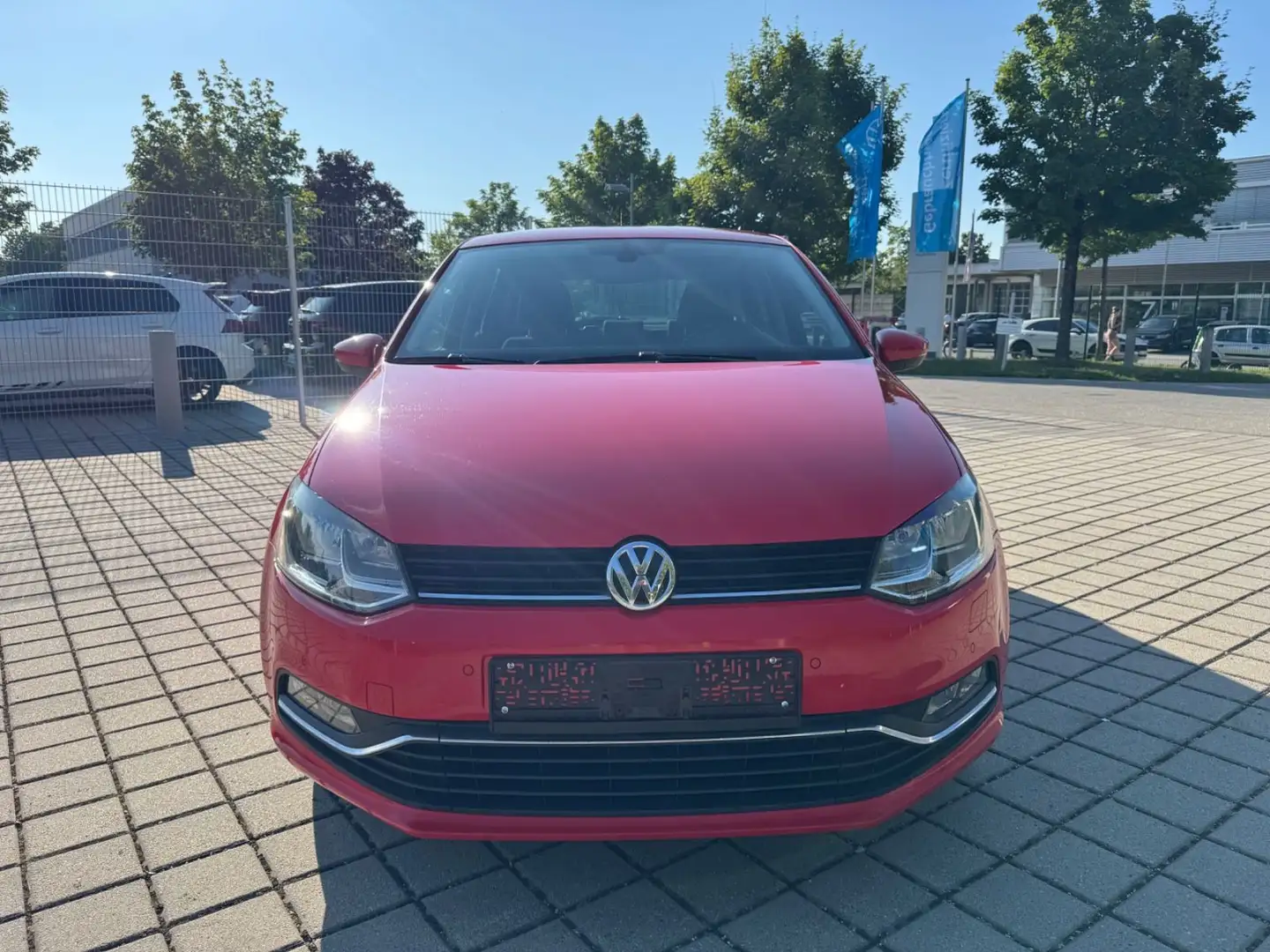 Volkswagen Polo 1.0 Lounge Tüv und Inspekion neu/Garantie Czerwony - 2