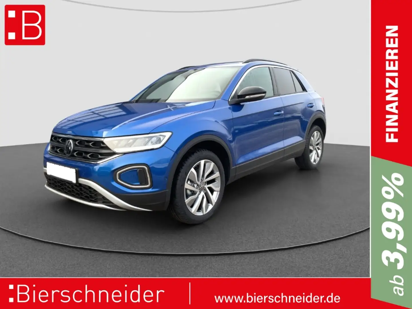 Volkswagen T-Roc 1.5 TSI DSG Goal LED AHK KLIMA ACC LM18 SHZ Blau - 1