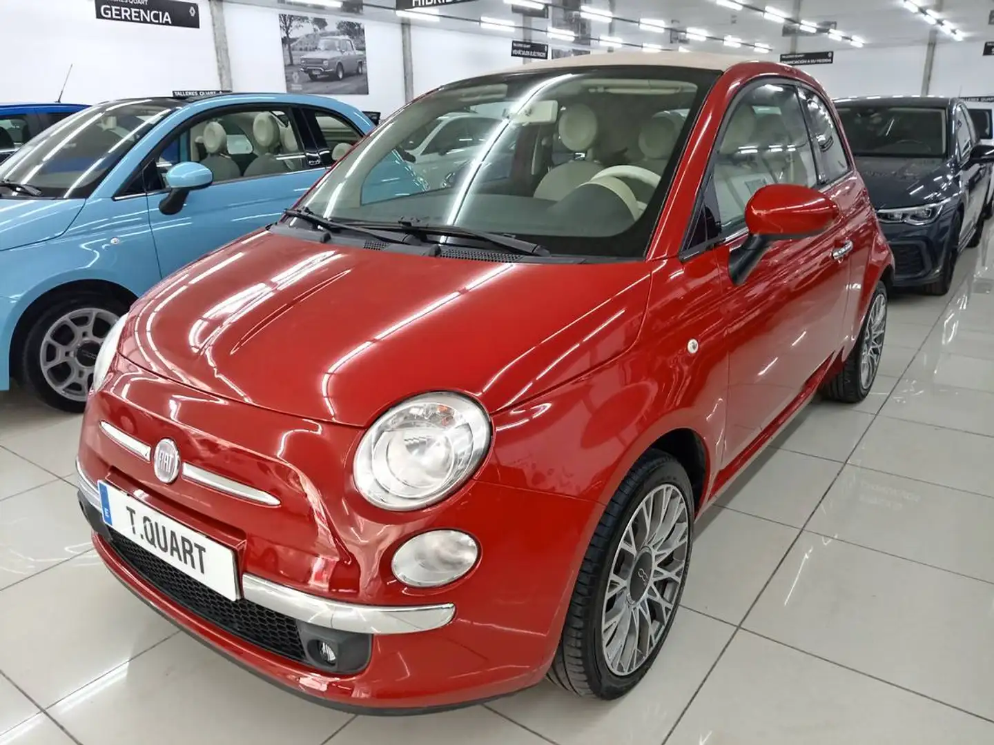 Fiat 500C 1.2 Lounge Rot - 2