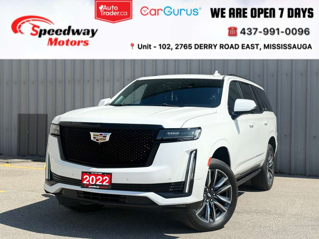 2022 Cadillac Escalade SPORT PLATINUM *DIESEL* NO ACCIDENT/ ACTIVE SUSPEN
