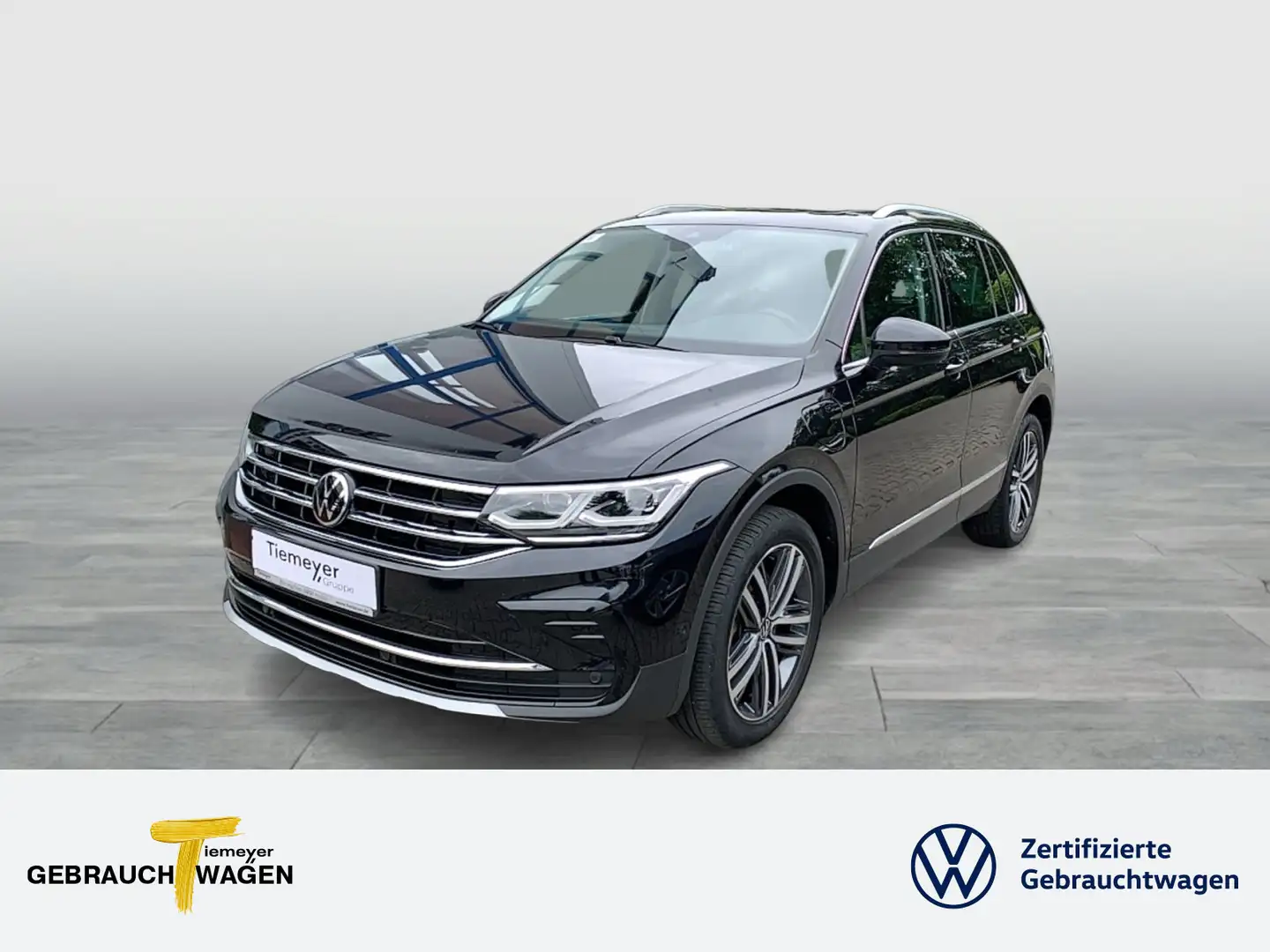 Volkswagen Tiguan 1.4 eHybrid ELEGANCE IQ.LIGHT PANO AHK VI Zwart - 1