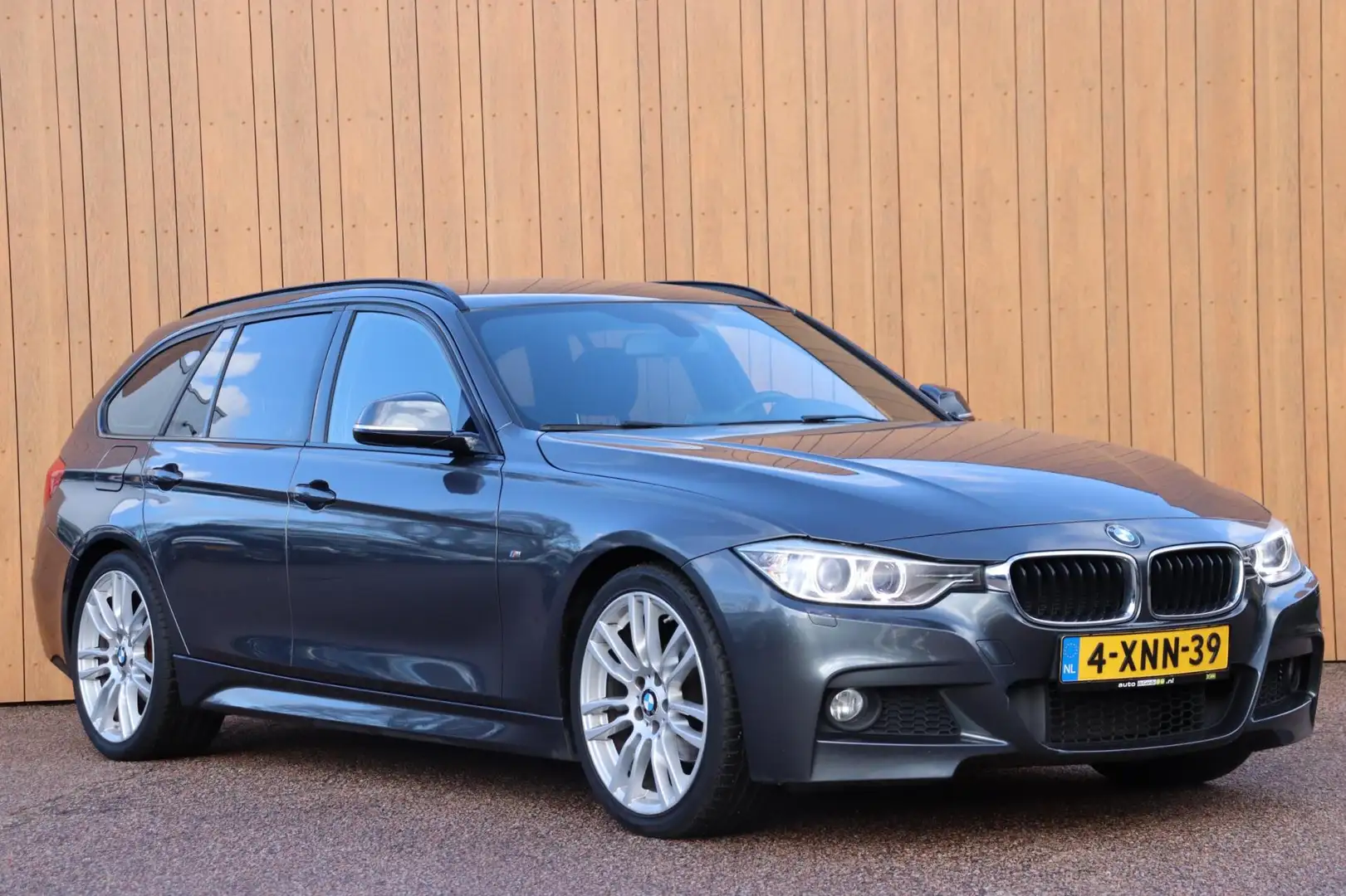 BMW 316 3-serie Touring 316i Executive M-sport leer org. N Gris - 2