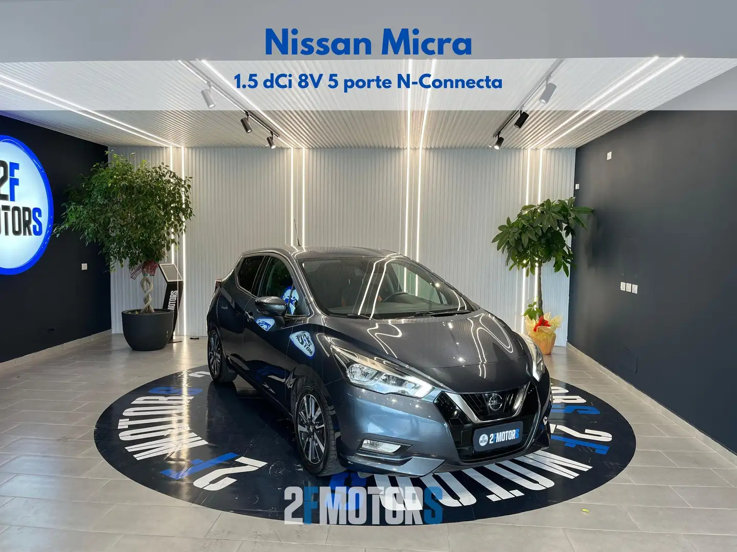 Nissan Micra 1.5 dci N-Connecta 90cv Grijs - 1
