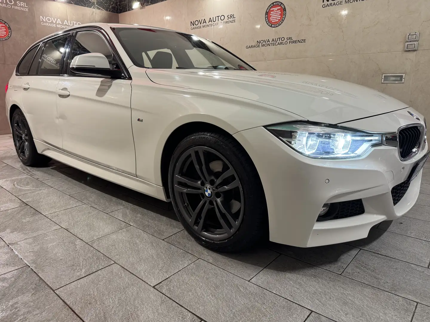 BMW 320 Touring 320d Touring xdrive Msport auto Bianco - 2