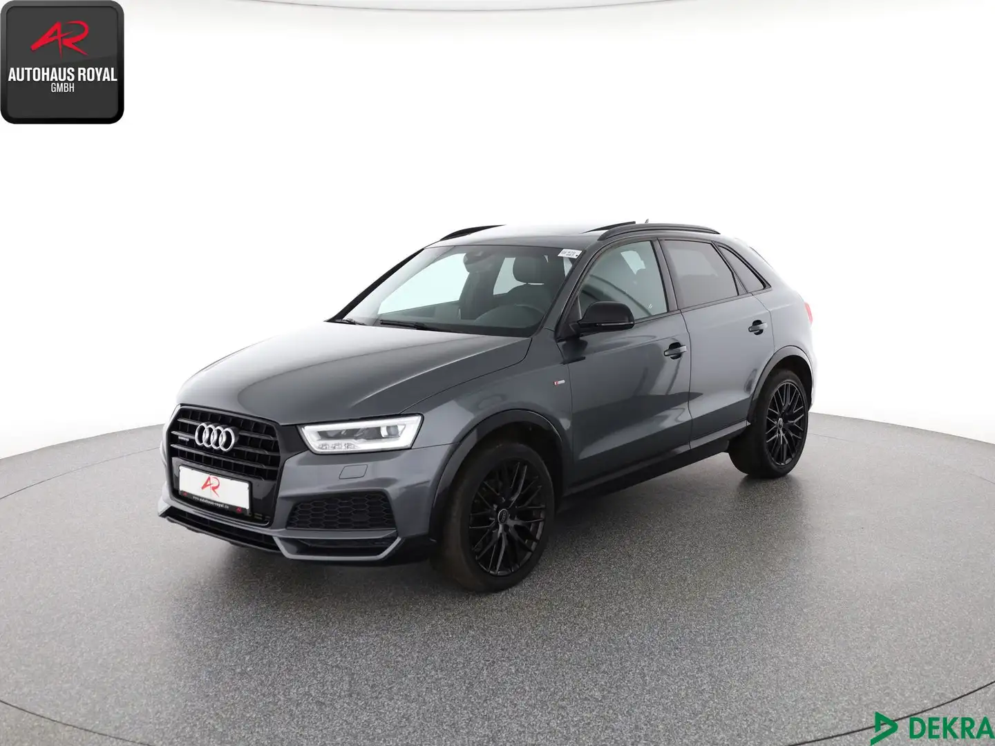 Audi Q3 Q3 2.0 TFSI qu 3x S LINE PANO,BOSE,KEYLESSGO,SH Gris - 1