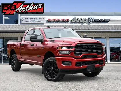 Red 2026 RAM 2500 Pickup Truck Four-Wheel Drive 8-Speed Automatic