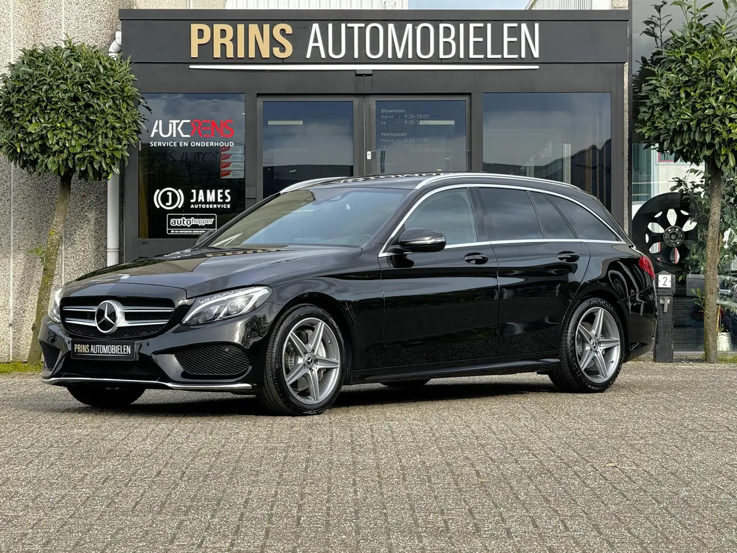 Mercedes-Benz C 250 Estate AMG|PANO|AIRMATIC|HEADUP|BURMESTER Zwart - 1