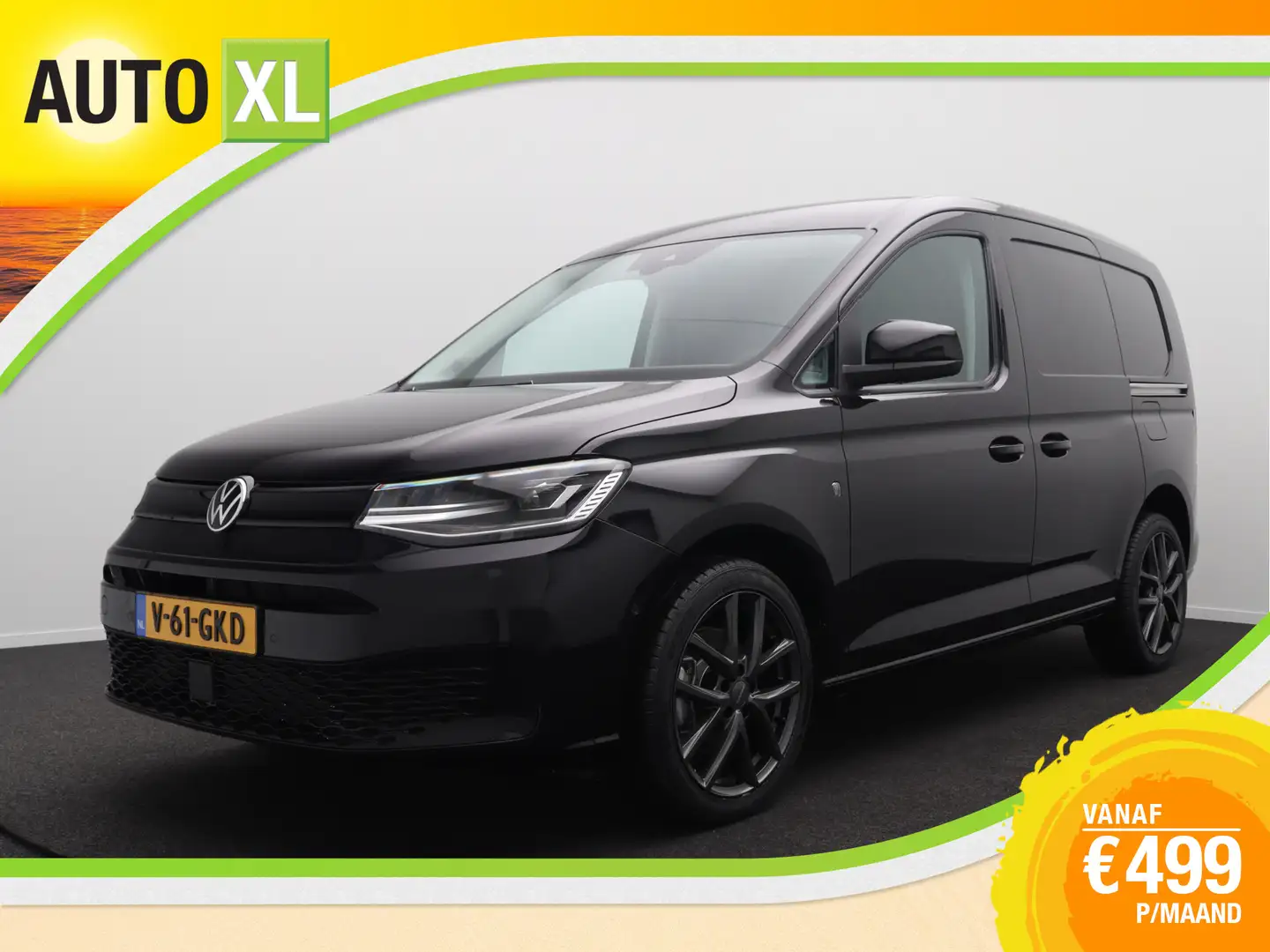 Volkswagen Caddy Cargo 2.0 TDI 123 PK Aut. R-Line Adap. Cruise Came Noir - 1