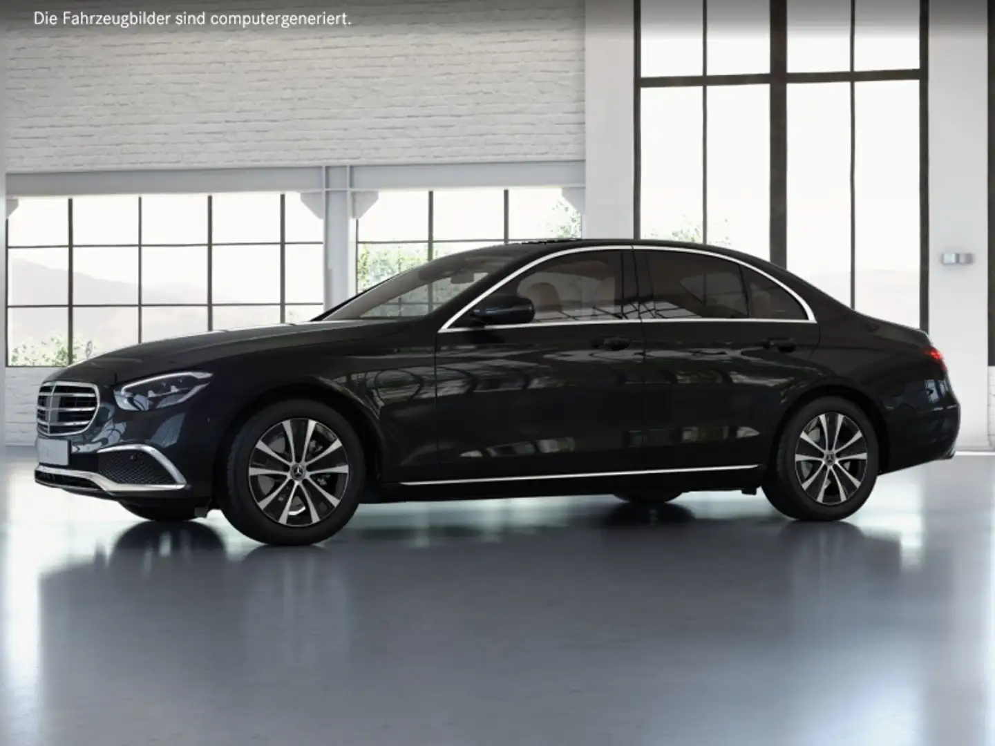 Mercedes-Benz E 200 d Limousine 360 ACC AUT Kam. KlimaA LED LM Schwarz - 2