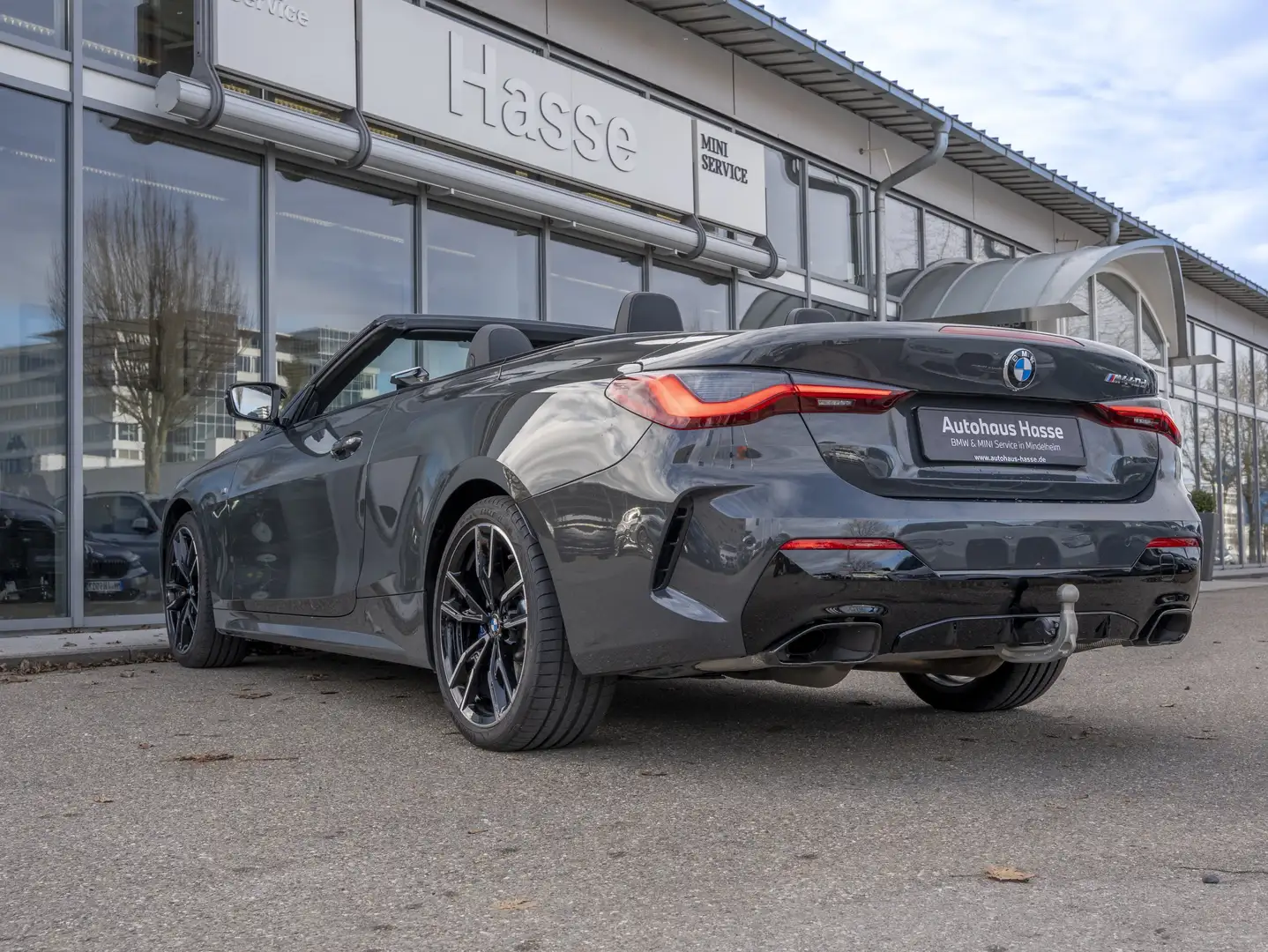 BMW 440 M440d xDrive Cabrio 19Z AHK DAPro H/K 360° LENKRHZ Grau - 2