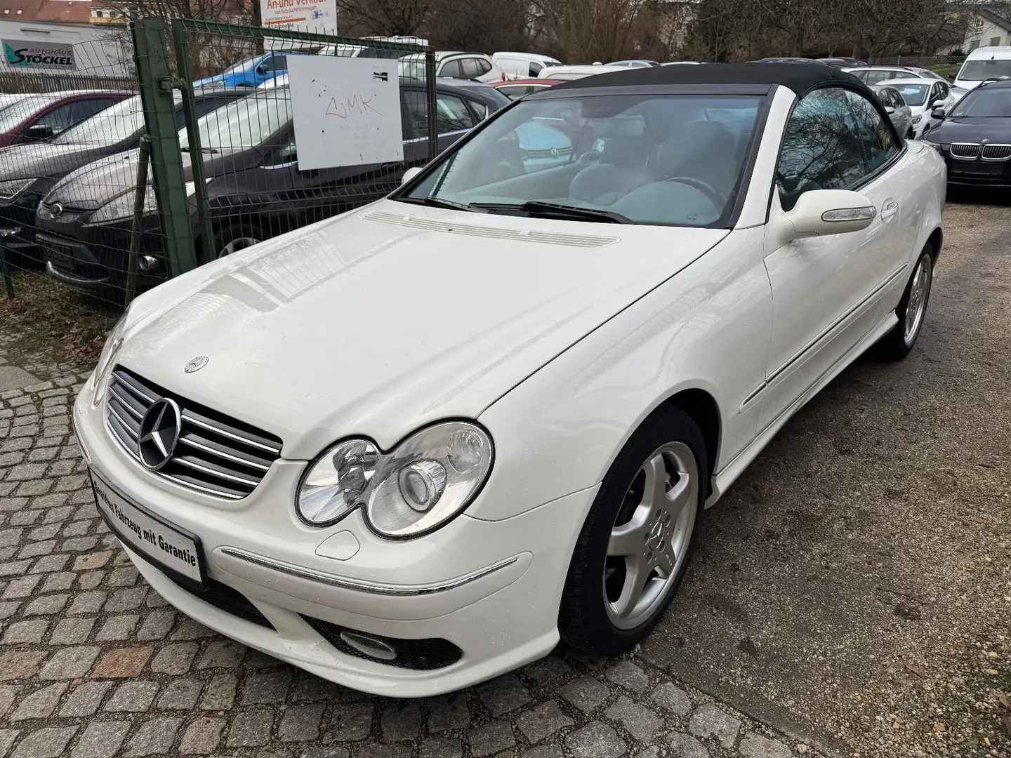 Mercedes-Benz CLK 500 AMG 1-Hand Bose Leder Scheckheft Alb - 1
