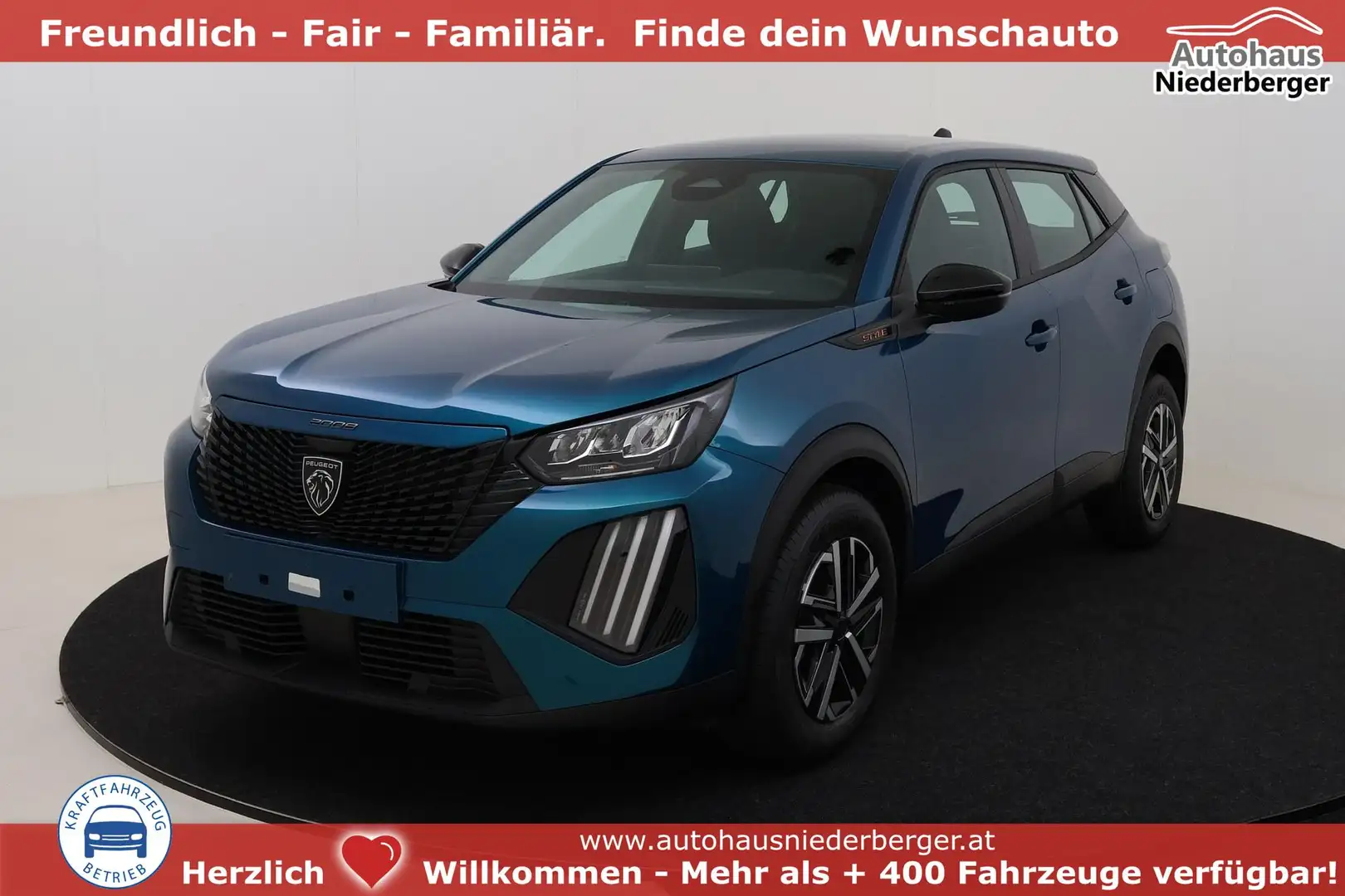 Peugeot 2008 Style 1.2 Turbo 100 hp Man. 6 74 kW (101 PS), S... Blau - 1