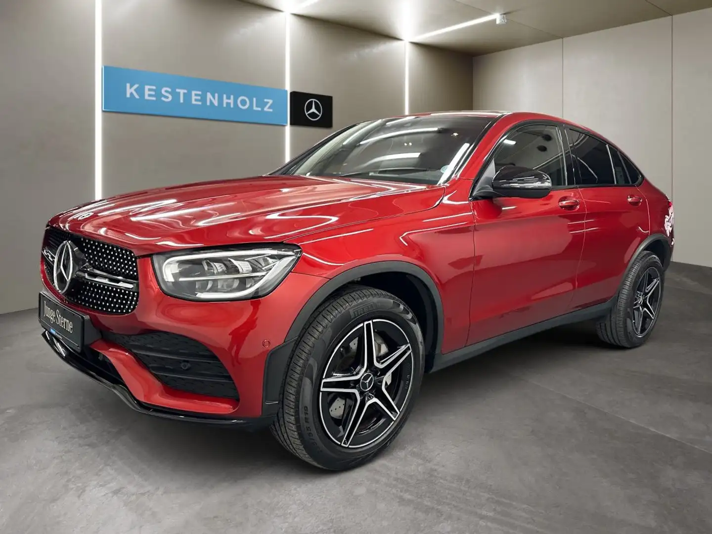 Mercedes-Benz GLC 300 e Cp. 4M AMG Distr+ Multisitz HUD LED 9G Rot - 2
