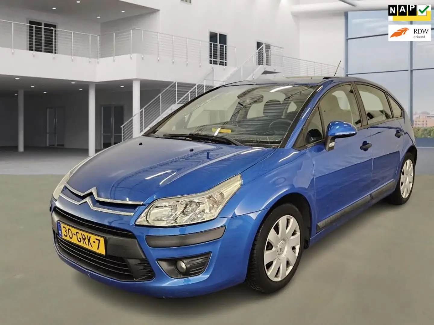 Citroen C4 1.6 VTi Image/INCL JAAR APK/AIRCO/CRUISE/2XSLEUTEL Blau - 1