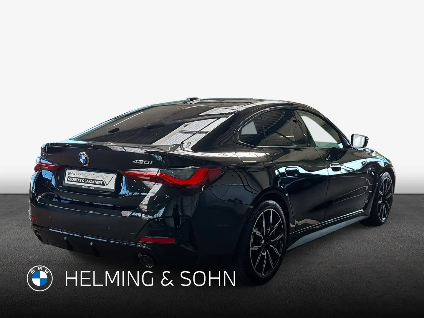 BMW 430 i xDrive Gran Coupé M-Sport HiFi Head-Up ACC uvm. Noir - 2